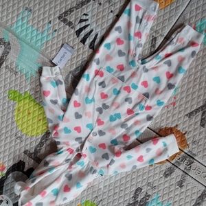 Carters fleece one piece footless outfit 6 months